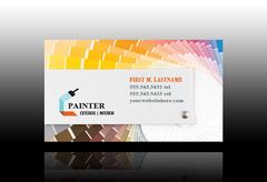 residential-paint-contractors-business card-template